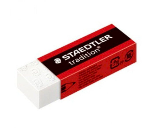 STAEDTLER Eraser 43 x 19 x 13mm Tradition Sleeved