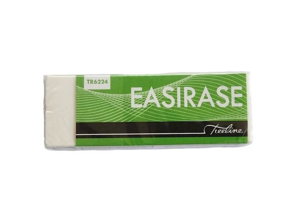 Treeline White Eraser TR6224 - Sleeved