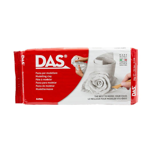 DAS Air Hardening Modelling Clay 1Kg - White