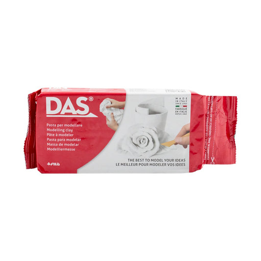DAS Air Hardening Modelling Clay 500g - White