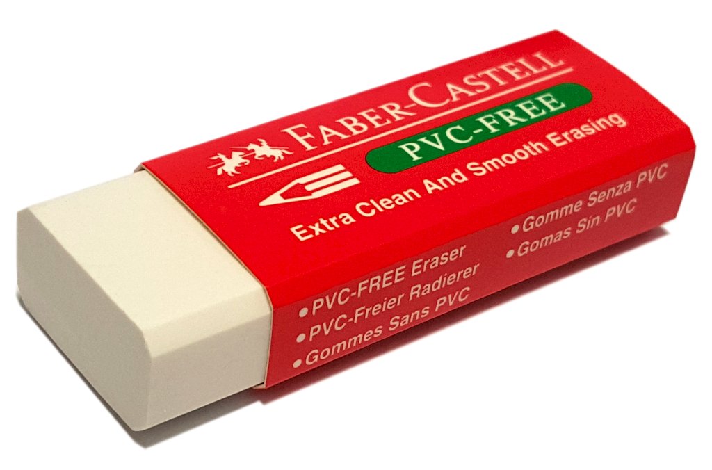 Faber-Castell Eraser Vinyl – Red Sleeve